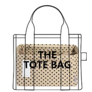 Womens Purse Organizer Insert for Handbags, Silky Polka Dot Speedy Neverfull Lux